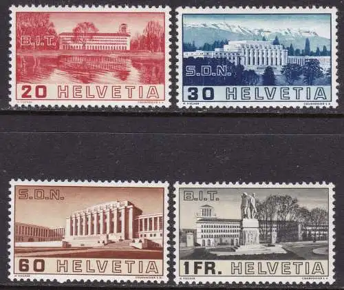 1938 SCHWEIZ, Nr. 307/310 postfrisch **