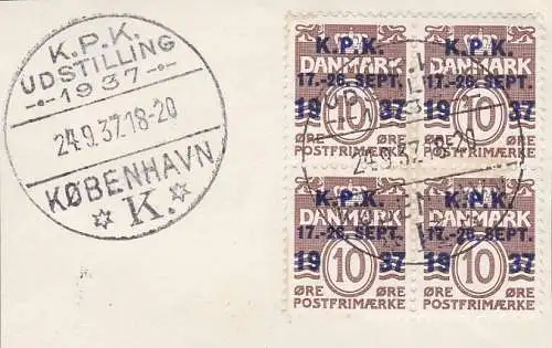 1937 Dänemark/Dänemark, Nr. 252A gebrauchtes Viertel