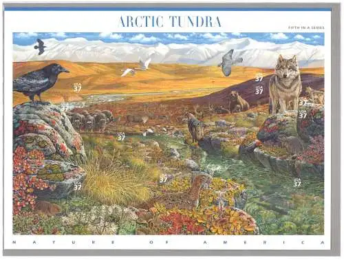 2003 USA, USA, Natur Arktische Tundra - Artikel Tundra Minifol 10 MNH-Werte**