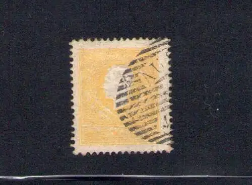 1858 Österreich, Bildnis Kaiser Franz Joseph I., Nr. 6 - 2 gelber Kreuzer gebraucht, Steiner Zertifikat