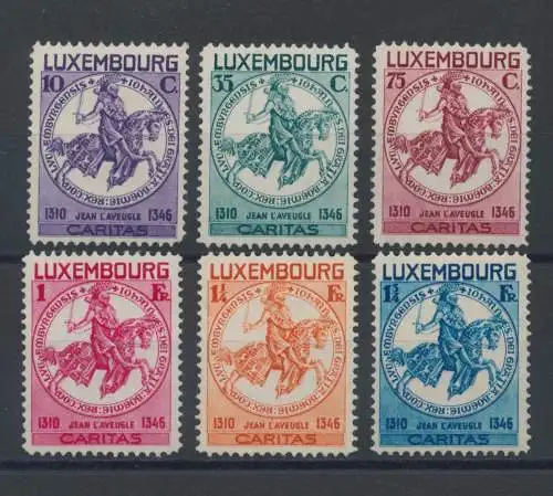 1934 LUXEMBURG - Caritas Pro Infantia - Nr. 252/57 - postfrisch**