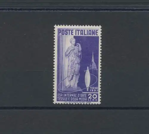 1951 Italien - Republik, Arte Texsile, 1 Val, Nr. 659, postfrisch**