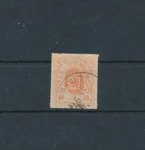 1865-75 LUXEMBURG - Nr. 23 - 40 Cent orange rot, gebraucht