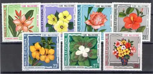 1973 Wallis und Futuna - Yvert Nr. 49-55 - Blumen - 7 Werte - postfrisch**