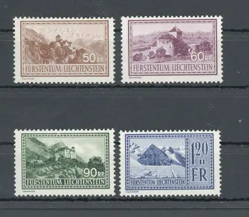1934 Liechtenstein, Nr. 118/121 - 4er Wertesatz - postfrisch**