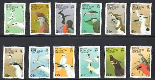 1990 BIOT - BRITISH INDIAN OCEAN TERRITORY - OCEAN INDIAN - Yvert Nr. 94-105 - Vögel - 12-Werte-Serie - postfrisch**