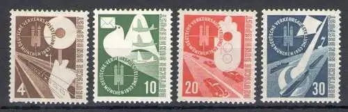 1953 Deutschland - Bundesrepublik Deutschland - Verkehrsausstellung Yvert Nr. 53-56 - postfrisch**