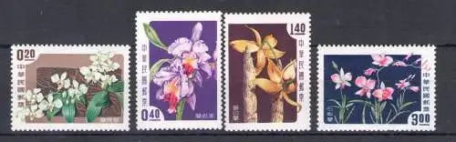 1958 Formosa - China Taiwan - Blumen - Michel-Katalog Nr. 288-91 - 4 Werte - postfrisch**