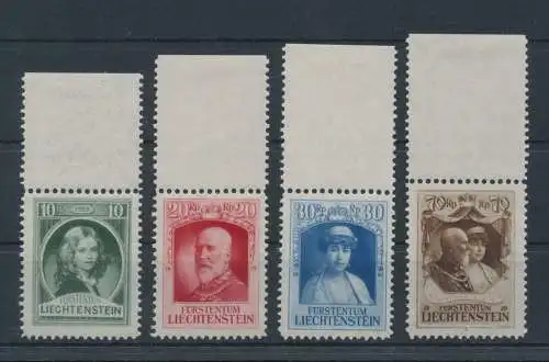 1929 Liechtenstein, Nr. 90/93, Thronadvent von Prinz Franz I., 4 Werte, NMH**