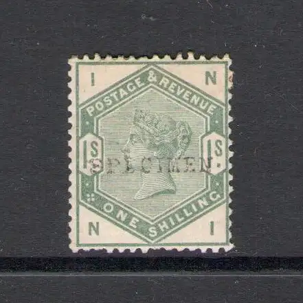 1883-84 Großbritannien - Stanley Gibbons Nr. 196 - 1 Schilling - Bildnis Königin Sieg - Exemplar - MH*