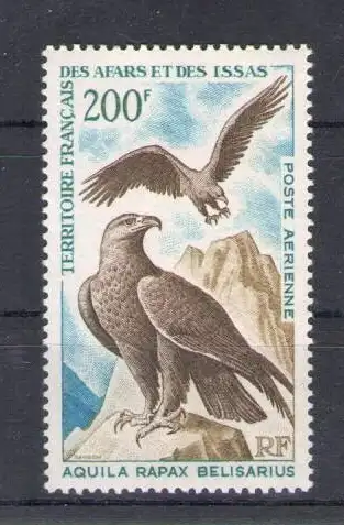 1967 Afars- und Issas-Territorium - Yvert PA 56 - Uccelli - postfrisch**