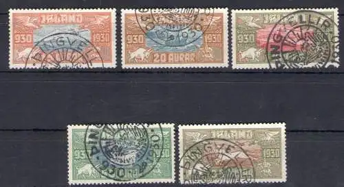 1930 Island, Nr. 4/8 - Luftpost - gebraucht Gunnarsson zertifiziert