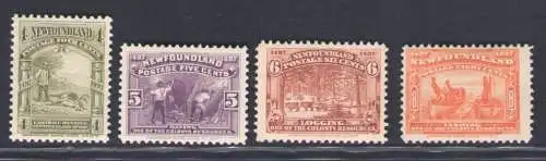 1879 Neufundland, Stanley Gibbons Nr. 69/72, MH*