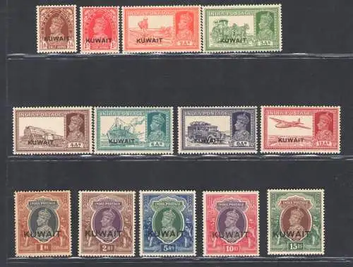 1939 Kuwait - Stanley Gibbons Nr. 36/51w - postfrisch**