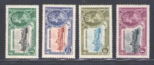 1935 Kaimaninseln, Stanley Gibbons n. 108/11 - MH*