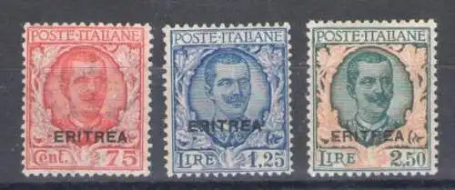 1926 Eritrea, Nr. 113/15, Michetti überdruckt - postfrisch**