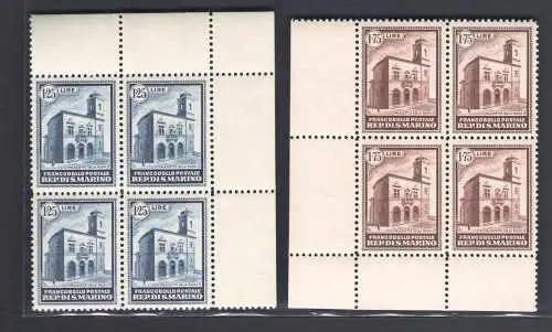 1932 SAN MARINO Nr. 159/163 WUNDERSCHÖNE VIERTEL MNH** Diena/Bolaffi Zertifikate