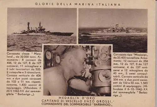 1944 RSI - Nr. 470+474 (Ausgabe Verona) auf Ak