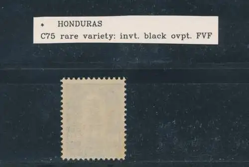 1932 HONDURAS, YT PA 58 MLH * - SORTE UMGEDREHTER ÜBERDRUCK