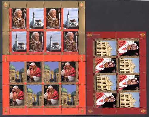 2007 Vatikan Briefmarken komplettes Jahr 28 Wert + 5BF + 1 Heft, postfrisch **