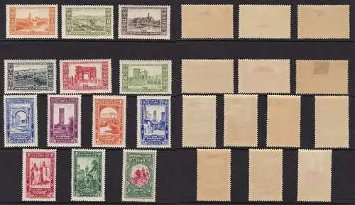 1930 Algerien - Yvert Nr. 87/99 13 Werte - MLH*