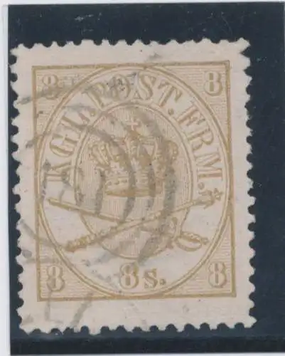 1864/70 Dänemark - Nr. 14 Bistro 8s gebraucht