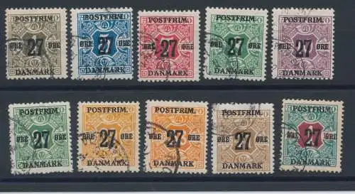 1918 Dänemark/Dänemark Nr. 95/04 10 gebrauchte Werte
