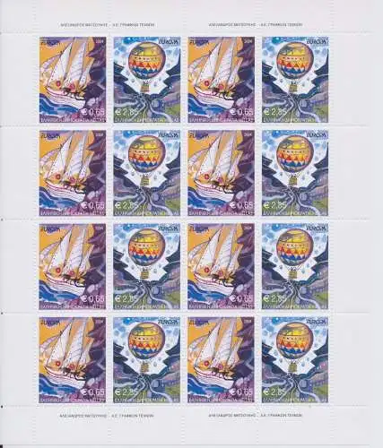 2004 EUROPA CEPT Griechenland Minifoglio Le Vacanze MNH**