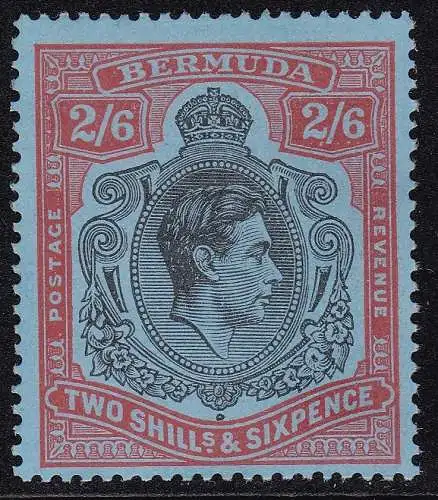 1938 BERMUDA, SG 117 2s6d postfrisch/**