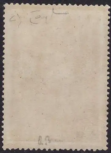 1889 Belgien - COB Katalog Briefmarken für Telegrafen Nr. 10A - 25 Franken grün und rosa - postfrisch** Rarität