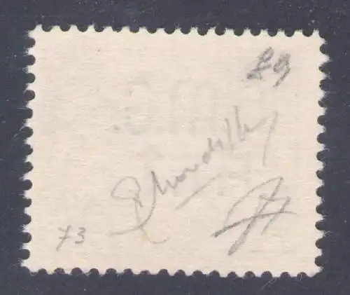 1947 TRIEST A Kennzeichen 5 L violett ohne Wasserzeichen zentriert 4A OHNE GUMMI
