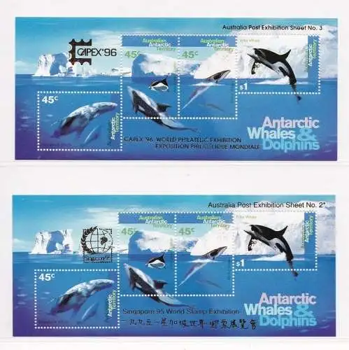 1995/96 AUSTRALISCHE ANTARKTIS - BF 2/3 MNH**