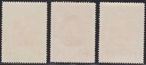 1915 Belgien - Einheitlicher Katalog Nr. 132/134 Rotes Kreuz - 3 Werte - postfrisch**