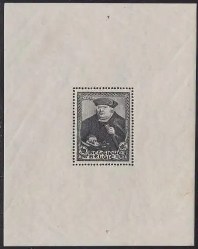 1935 BELGIEN, COB Katalog Blatt 4A - Francesco Tasso - postfrisch **