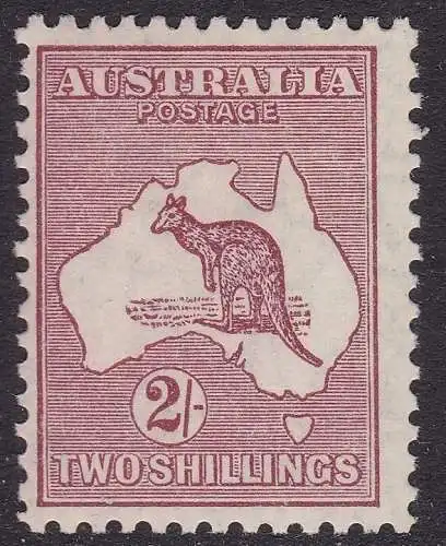 1929 AUSTRALIEN - SG 110 2 / kastanienbraun MLH/*
