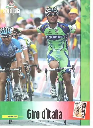 2009 Italien - Republik, Folder - Hundertjahrfeier des Giro d'Italia Nr. 196 mnh**