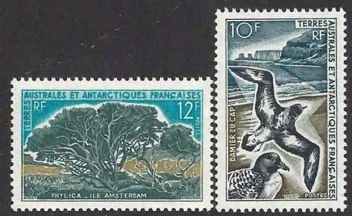 1969-70 FRANZÖSISCHE ANTARKTIS - Yvert Nr. 28/29 mnh**