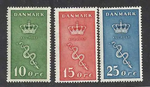 1929 Dänemark - Nr. 190/192 - 3 Werte - postfrisch**