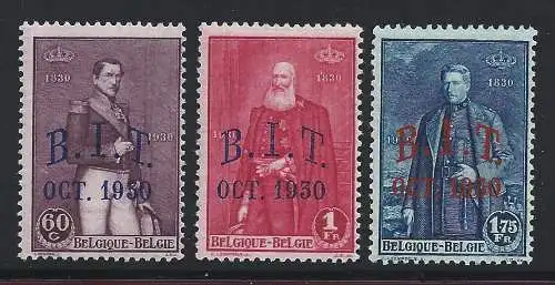 1930 Belgien - Nr. 305/307 3 Werte - postfrisch**