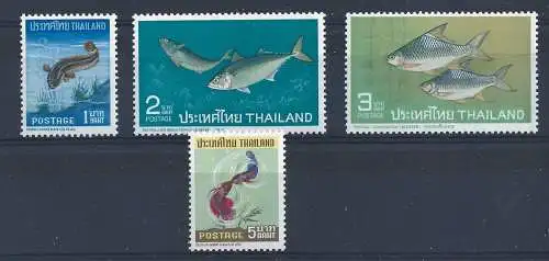 1967 Thailand - SG 557-560 FISCHE 4 MNH Werte**