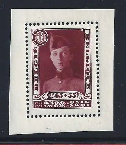 1931 Belgien, - Nr. 325 Prinz Leopold postfrisch**