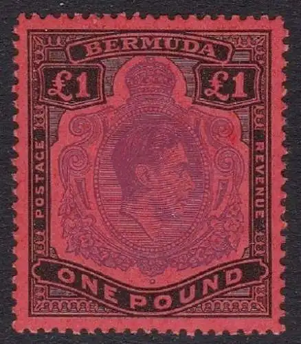 1951 BERMUDA, SG 121d £ 1 postfrisch/**