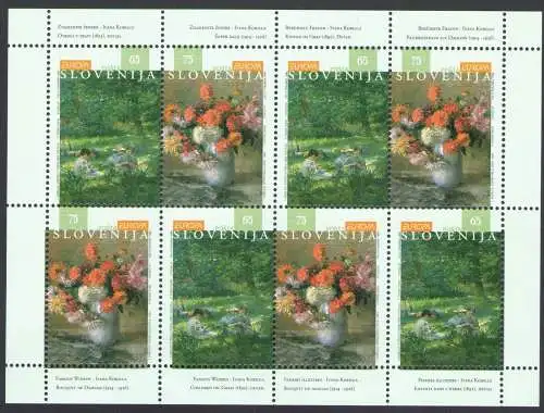 1996 EUROPA CEPT Slowenien/Slowenienja 1 Minifili à 4 Exemplare postfrisch**