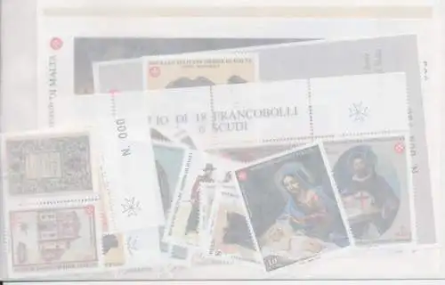 1998 Smom, komplettes Jahrgang, neue Briefmarken, 25 Werte + 3 Blatt - postfrisch**