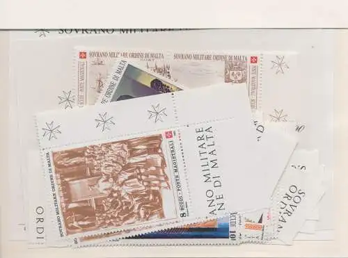 1990 Smom, komplettes Jahrgang, neue Briefmarken, 38 Werte + 2 Blätter - postfrisch**