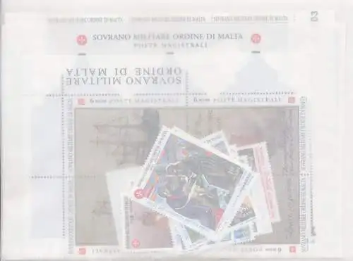 1997 Smom, komplettes Jahrgang, neue Briefmarken, 26 Werte + 3 Blatt - postfrisch**