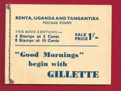 1952 Kenia Uganda Tanganjika - BRETTO Stanley Gibbons SB4a GIORGIO VI