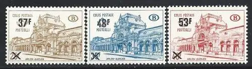 1970 Belgien - Postpakete Züge Nr. 404/406 - 3 Werte - postfrisch**