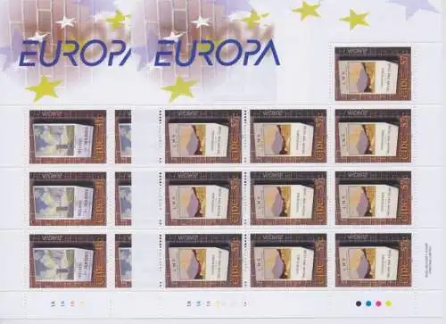 2003 EUROPA CEPT Irland Nr. 2 Minifogli. Kunstplakate postfrisch**