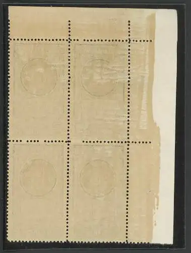 1932 Königreich Italien - Luftpost Nr. 41 - postfrisch** - 100 Lire QUARTINA MIT TABELLENNUMMER